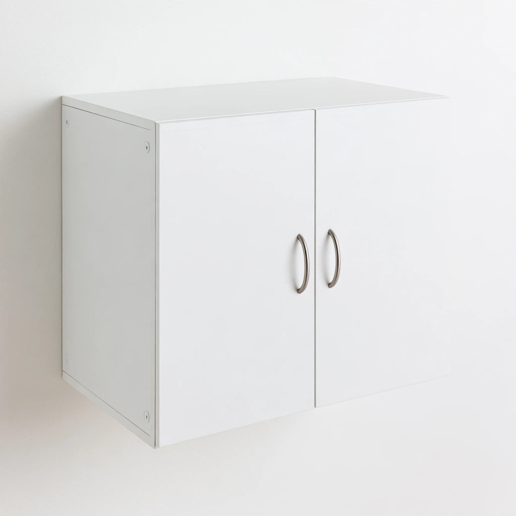 Mobile contenitore dalle linee essenziali, colore bianco